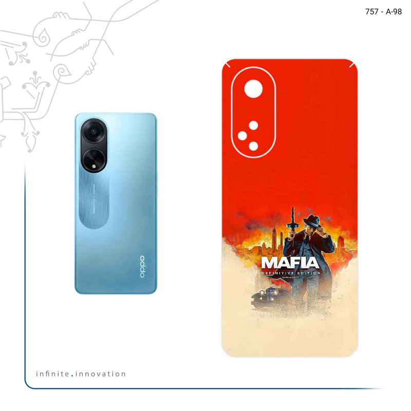 برچسب پوششی ماهوت مدل MAFIA Game Series مناسب برای گوشی موبایل اپو A98