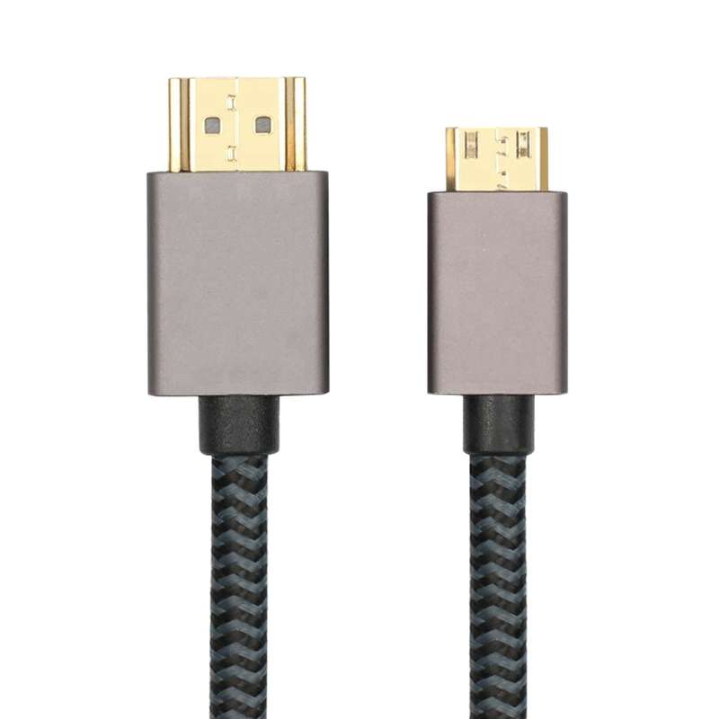 کابل تبدیل Mini HDMI به HDMI یو اِل تی یونیت مدل 4k طول 3 متر کابل تبدیل Mini HDMI به HDMI یو اِل تی یونیت مدل 4k طول 3 متر