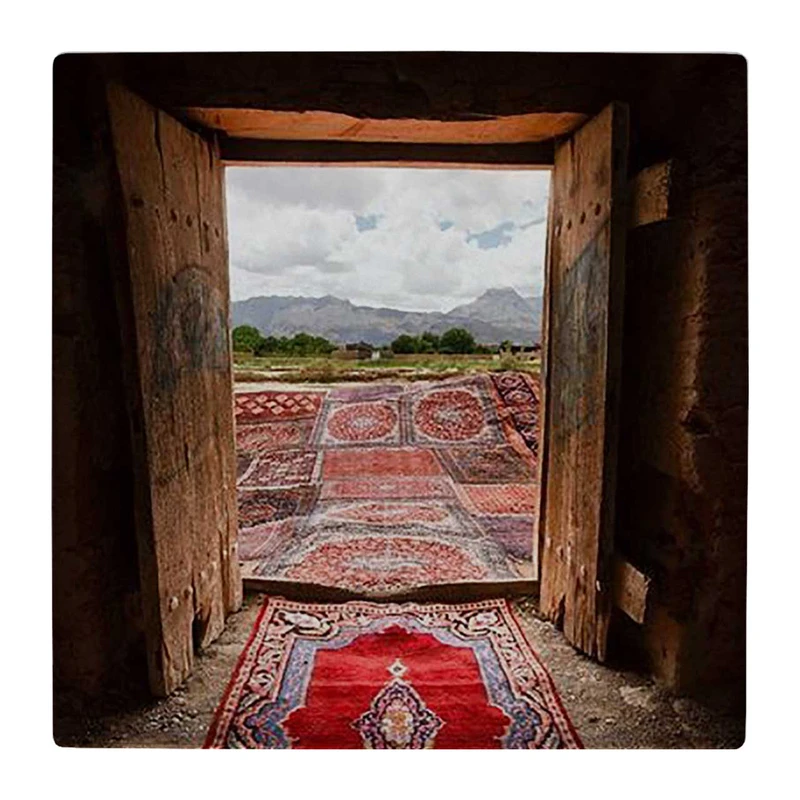 زیر لیوانی  طرح فرش های ایرانی و خانه روستایی کد    4801870_3526