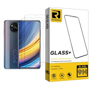 Randika Randika Glass MIX002 Screen Protector For Xiaomi Poco X3 Pro Pack Of 2