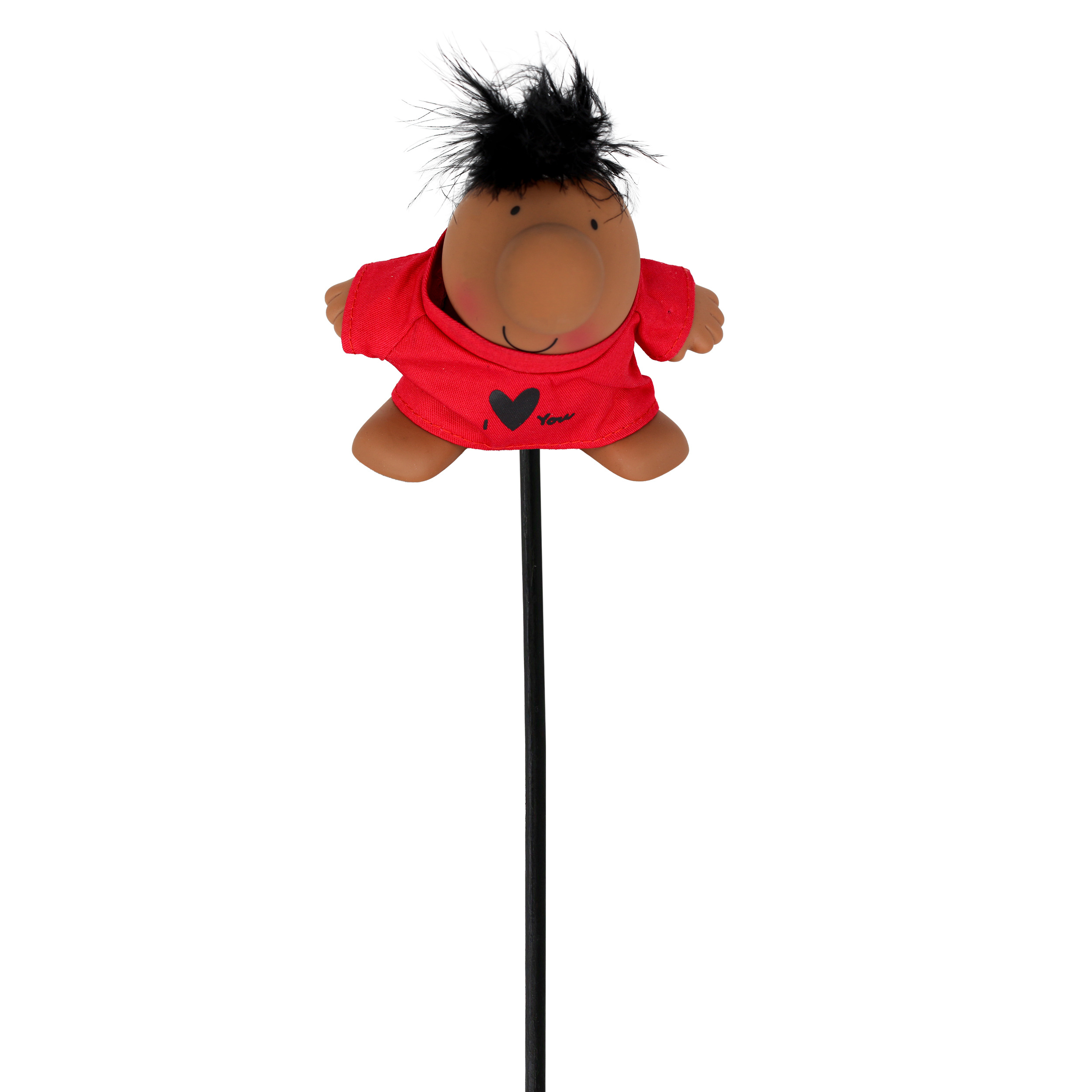 عروسک تزئینی پالیز مدل مستر دماغ آفریقایی کد BS552 ارتفاع 8 سانتی متر