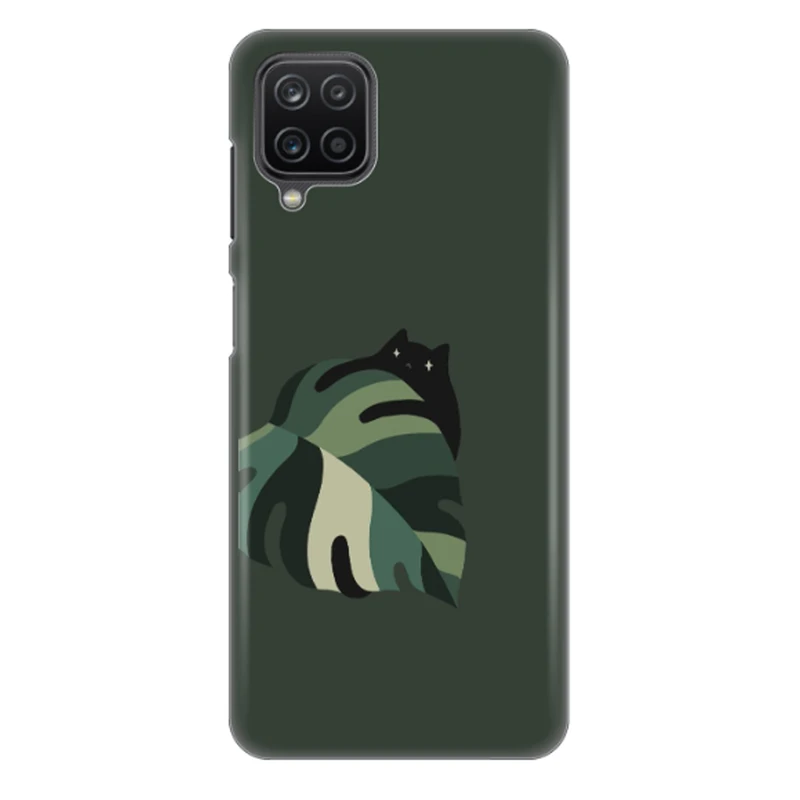 کاور طرح برگ و گربه کد DIMO-048 مناسب برای گوشی موبایل سامسونگ Galaxy A12