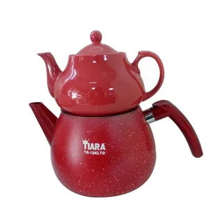 ست کتری و قوری تیارا مدل لوله ای TR12 کد R02