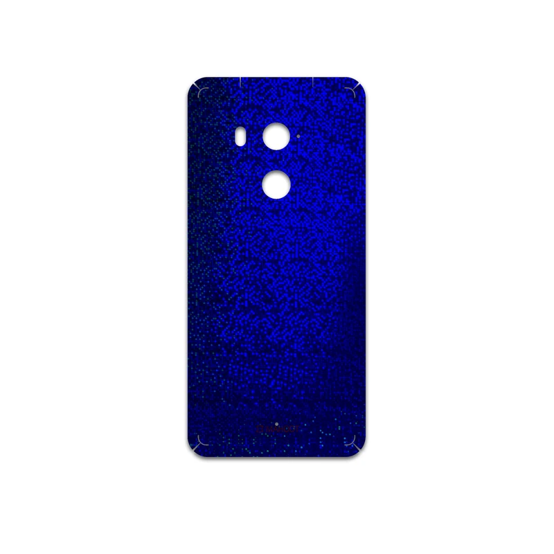 برچسب پوششی ماهوت مدل Blue-Holographic مناسب برای گوشی موبایل اچ تی سی U11 Plus