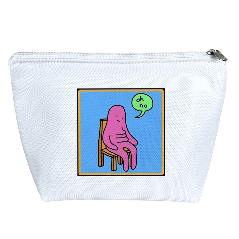 کیف لوازم آرایش دخترانه خندالو مدل تنبل خان کد 10431