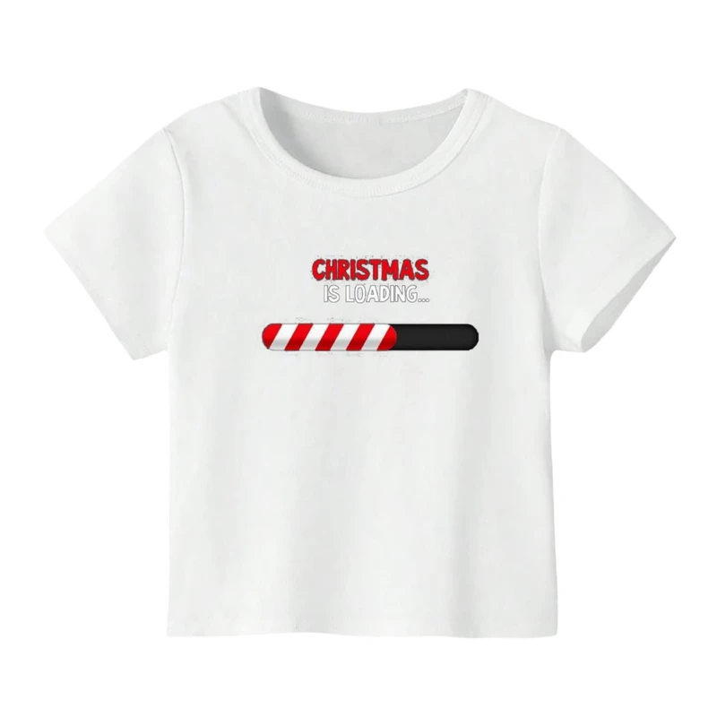 تی شرت آستین کوتاه بچگانه مدل نوشته کریسمس کد 11