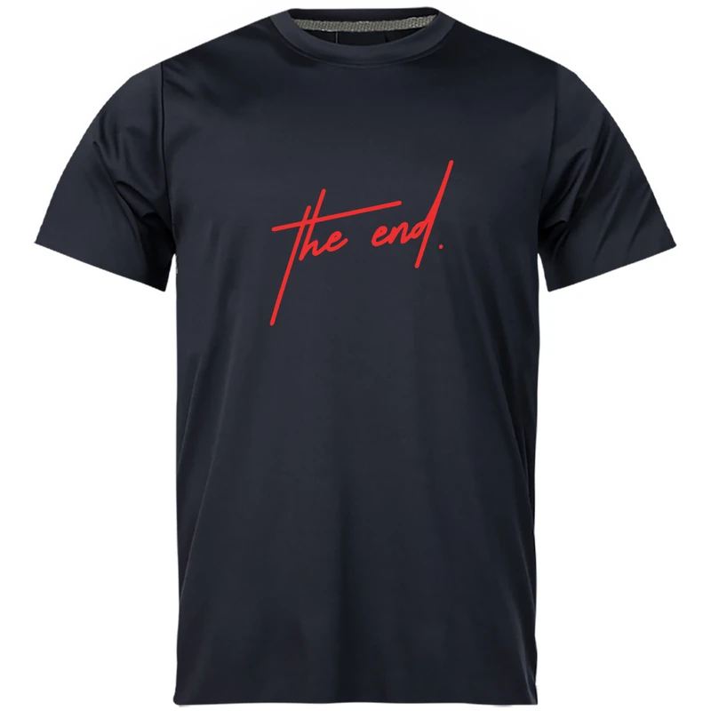 تی‌شرت آستین کوتاه مردانه مدل The end کد 048