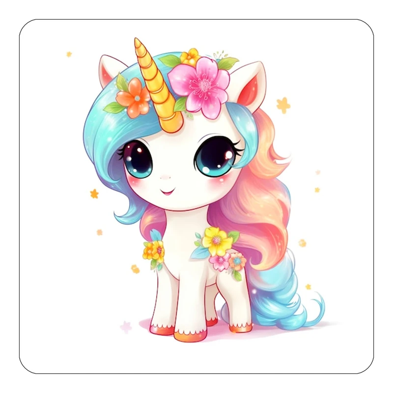 مگنت کاکتی طرح اسب تک شاخ و یونیکورن مدل mp29746