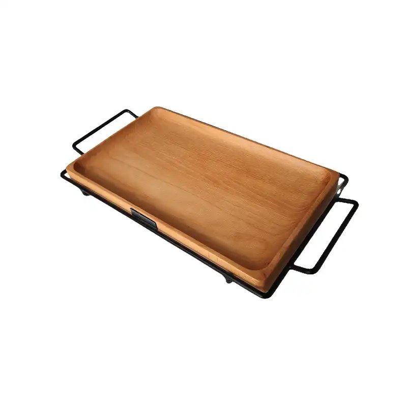 سینی چوبی گردوچ مدل کولار کد LT- 9090