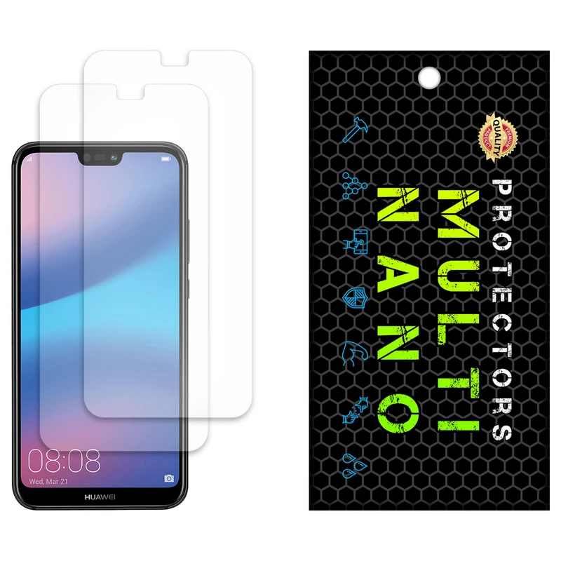 محافظ صفحه نمایش مات مولتی نانو مدل X-S2M مناسب برای گوشی موبایل هوآوی P20 Lite بسته دو عددی