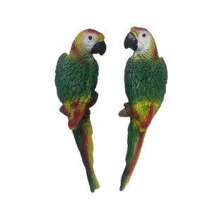 مجسمه دنیا دکوری سرمد مدل طوطی دیواری مجموعه 2 عددی