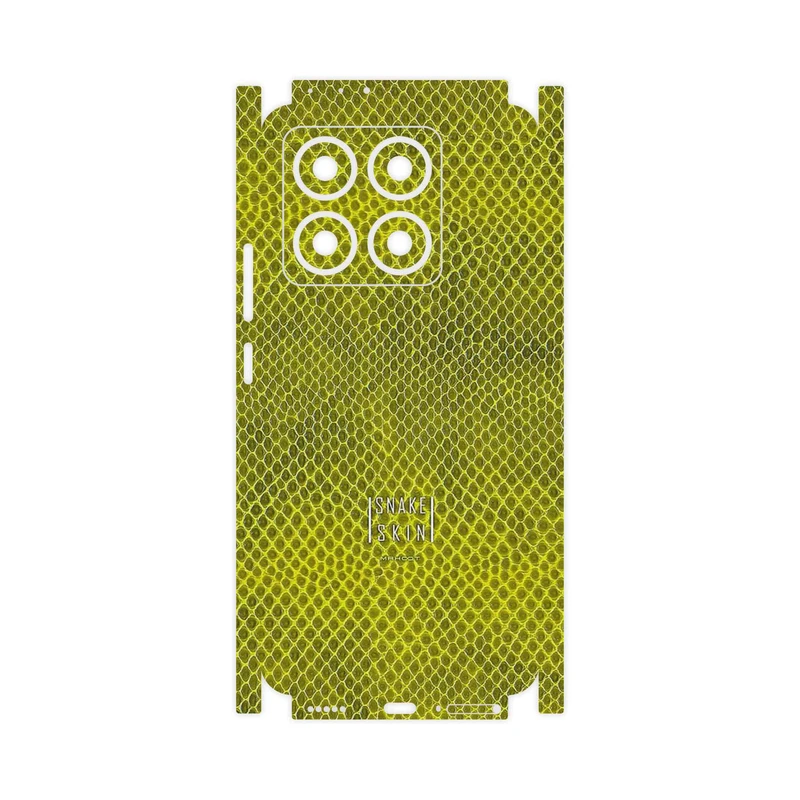 برچسب پوششی ماهوت مدل Yellow Snake Skin-FullSkin مناسب برای گوشی موبایل شیائومی 14T