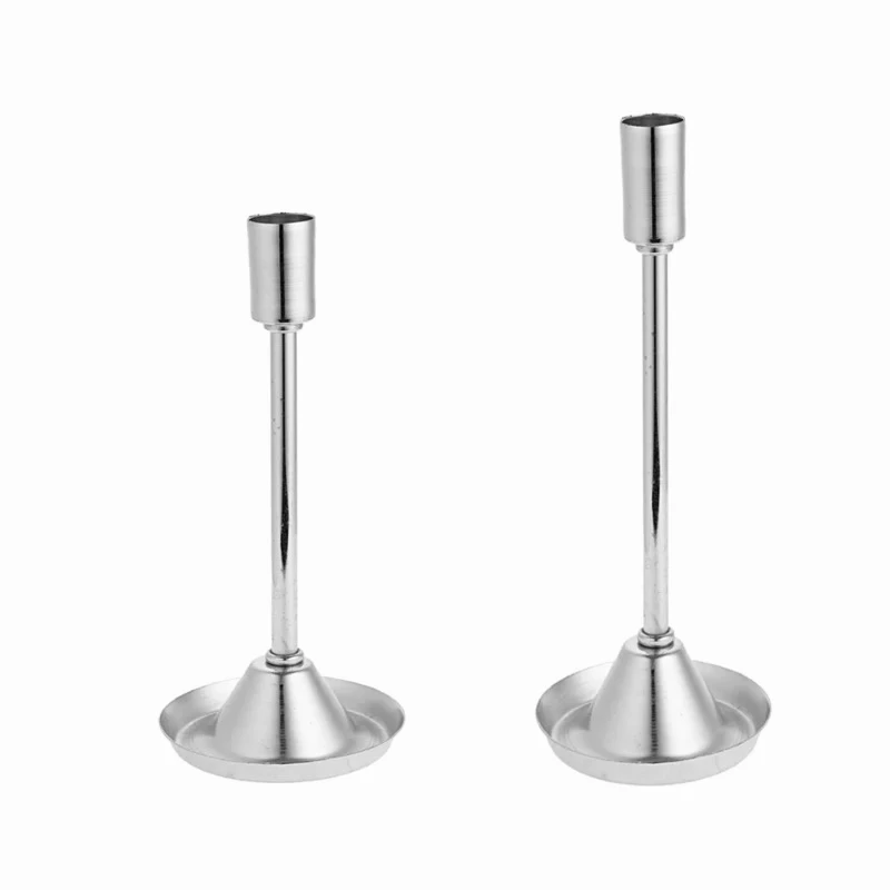 شمعدان نورهام مدل N1215 مناسب برای شمع قلمی مجموعه 2 عددی