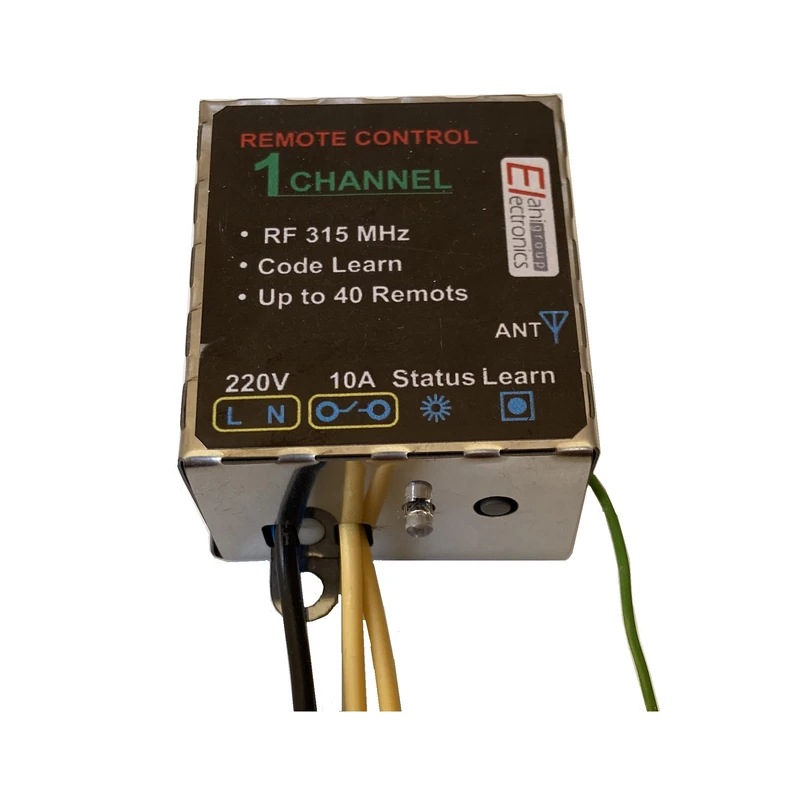 گیرنده ریموت کنترل تک کانال الکترونیک الهی مدل 315MHz