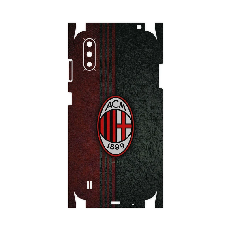برچسب پوششی ماهوت مدل AC-Milan-FC-FullSkin مناسب برای گوشی موبایل سامسونگ Galaxy A01