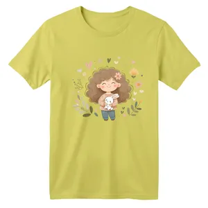 تی شرت آستین کوتاه بچگانه مدل دخترک کد 23