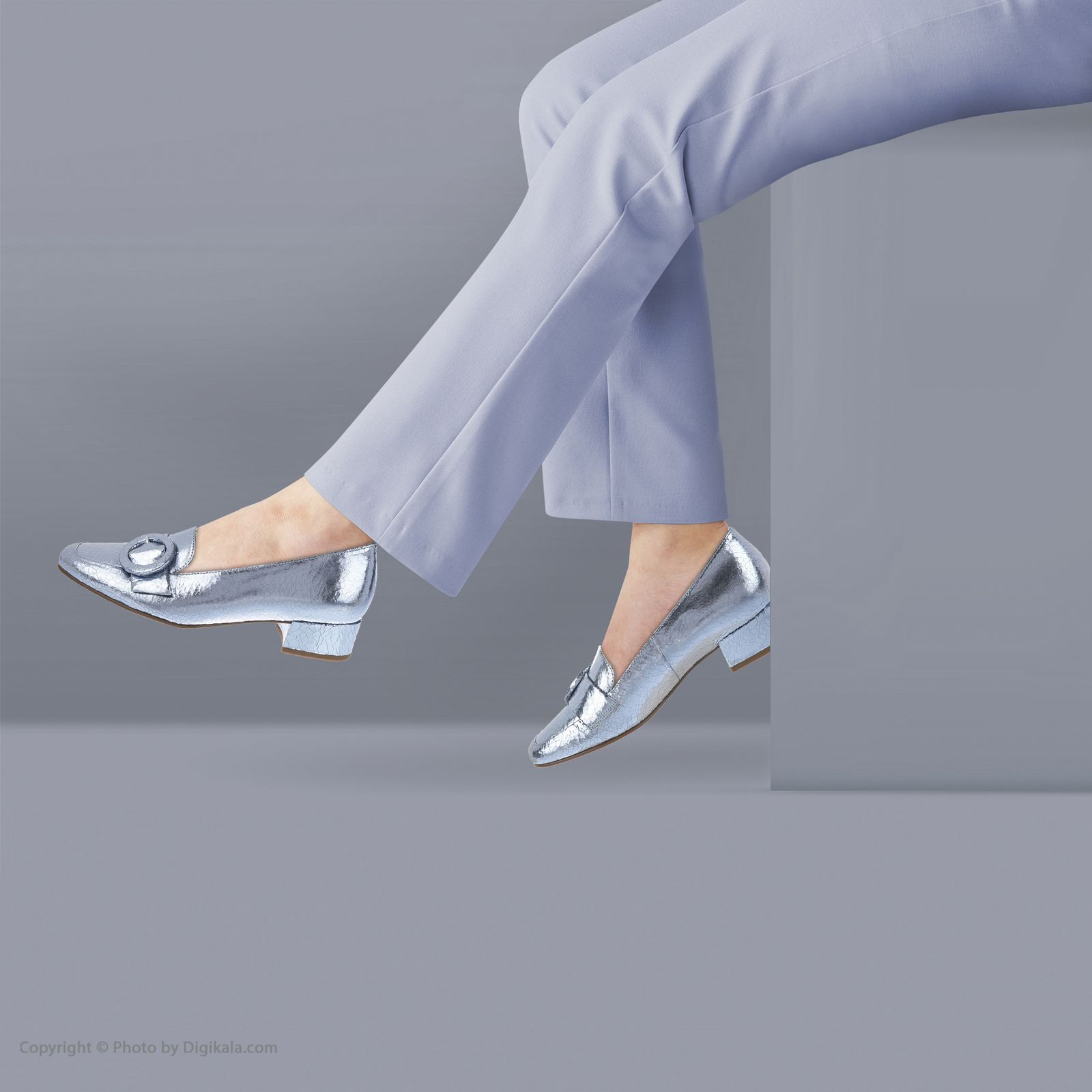 کفش روزمره زنانه هوگل مدل 5-103531-3200 - آبی - 2