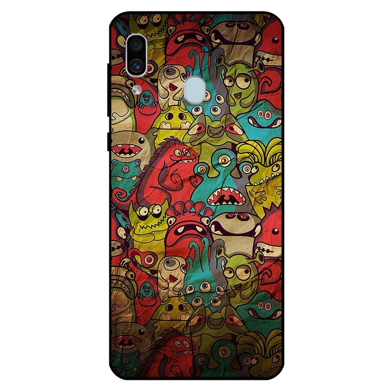 کاور مگافون کد 0101 مناسب برای گوشی موبایل سامسونگ Galaxy A20 / A30 / M10 S