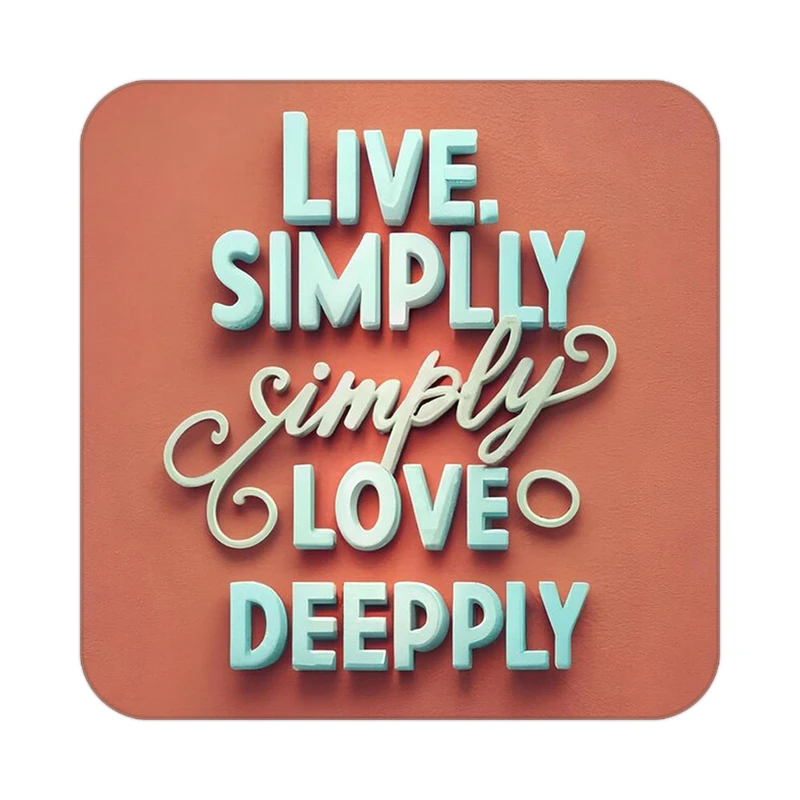 زیر لیوانی کاکتی طرح جملات انگیزشی و مثبت مدل mp25049