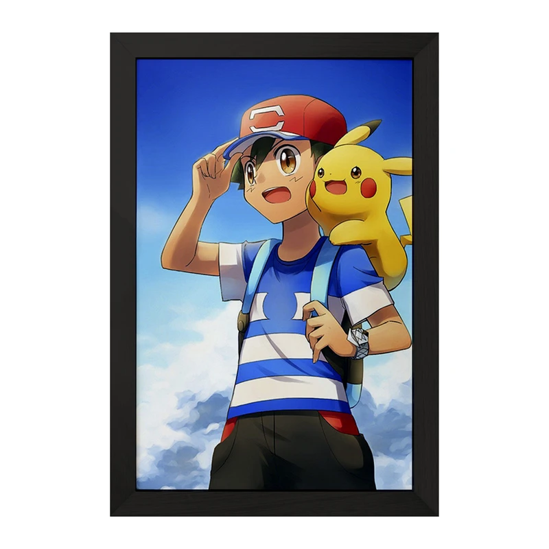 تابلو خندالو مدل انیمه پوکمون (Pokemon) کد F1764