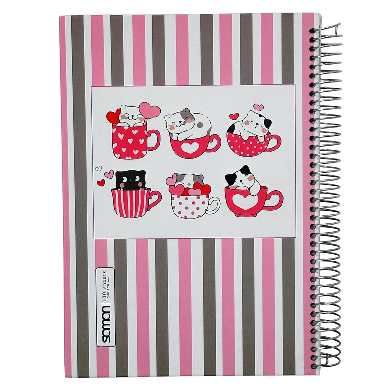 دفتر مشق 100 برگ طرح پیشی کد 2029