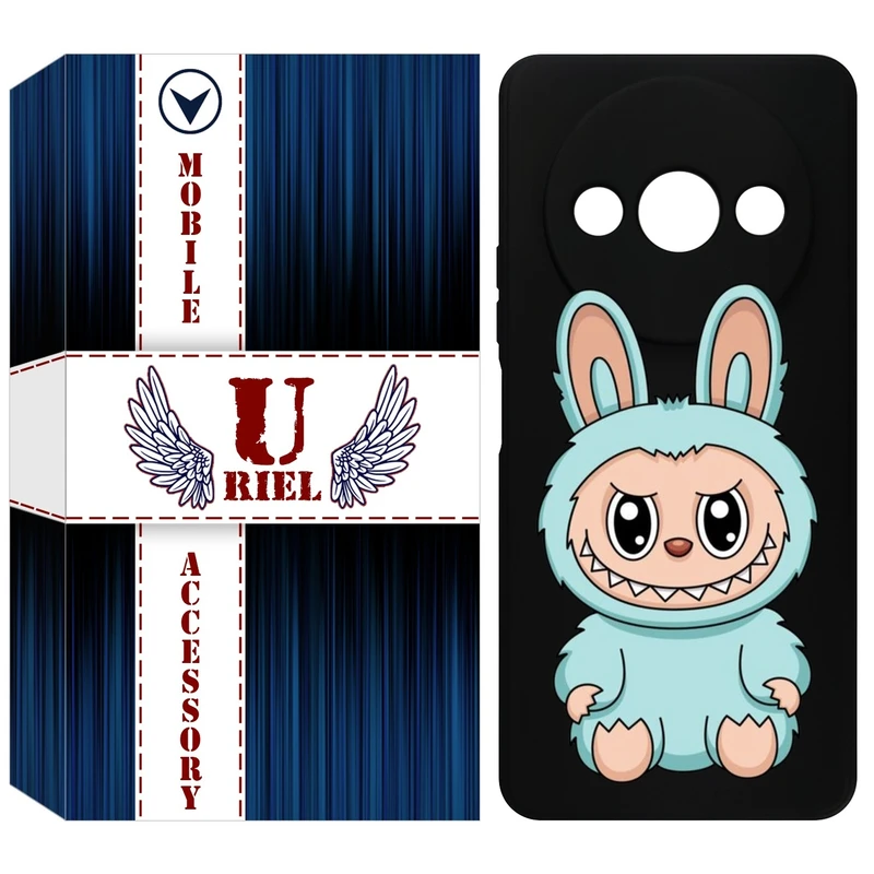 کاور یوریل مدل KSH کد 144 طرح عروسک لبوبو مناسب برای گوشی موبایل شیائومی Redmi A3 / A3x