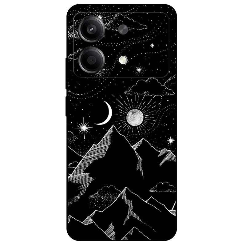 کاور مگافون طرح کوه مدل 8078 مناسب برای گوشی موبایل شیائومی Redmi Note 13R Pro  