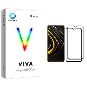 Junbo Viva Glass Screen Protector For Xiaomi Poco M3 Pack Of 2