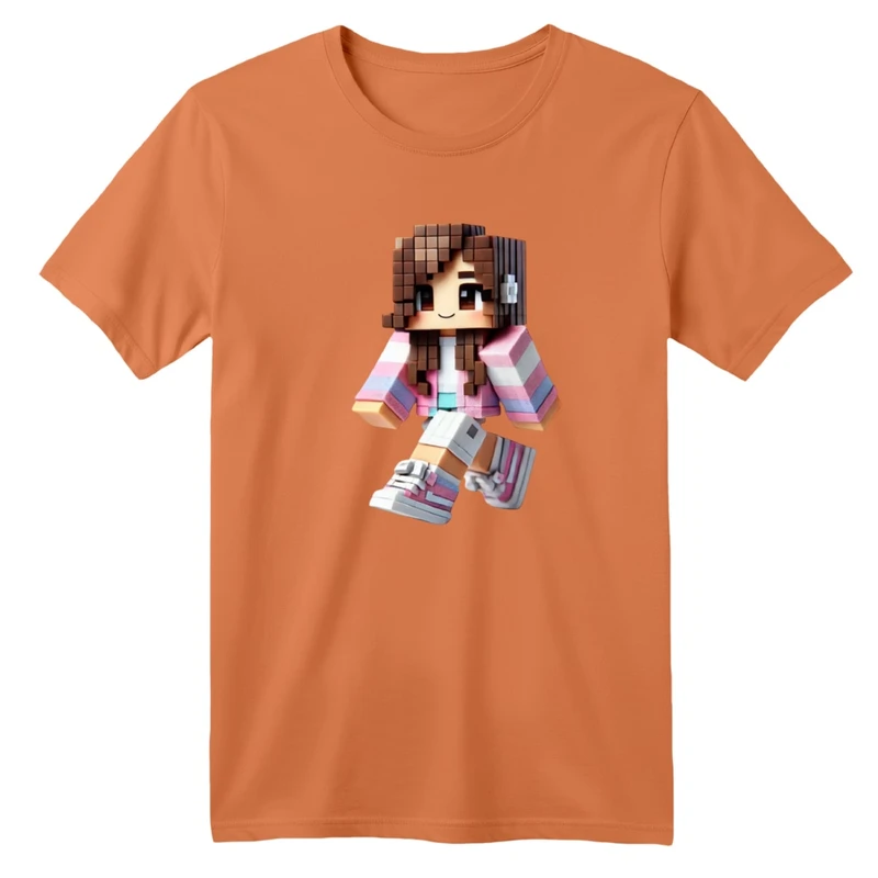 تی شرت آستین کوتاه بچگانه مدل دخترک کد 17