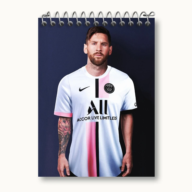 دفتر یادداشت 50 برگ خندالو مدل لیونل مسی کد 13967
