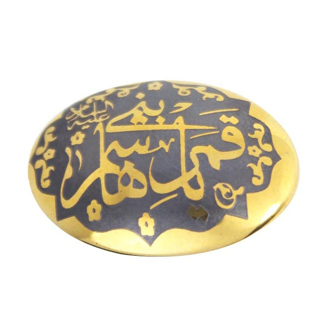 سنگ حدید طرح  یا قمر بنی هاشم  کد 558311