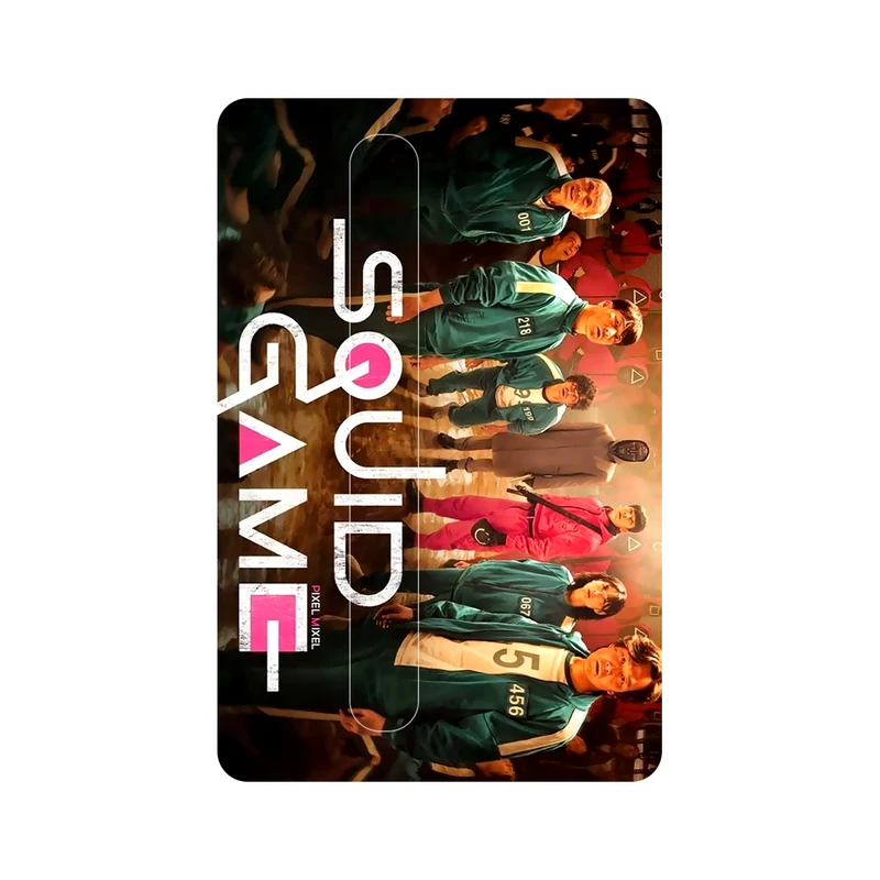 استیکر کارت پیکسل میکسل مدل سریال squid game بازی مرکب کد 7