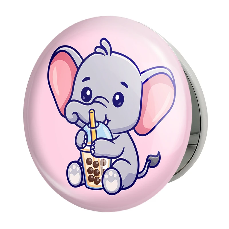 آینه جیبی خندالو طرح فیل کوچولو مدل تاشو کد 29485