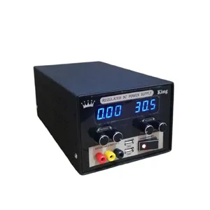 منبع تغذیه الکتریکی کینگ 30 ولت 10 آمپر  مدل ATM3010