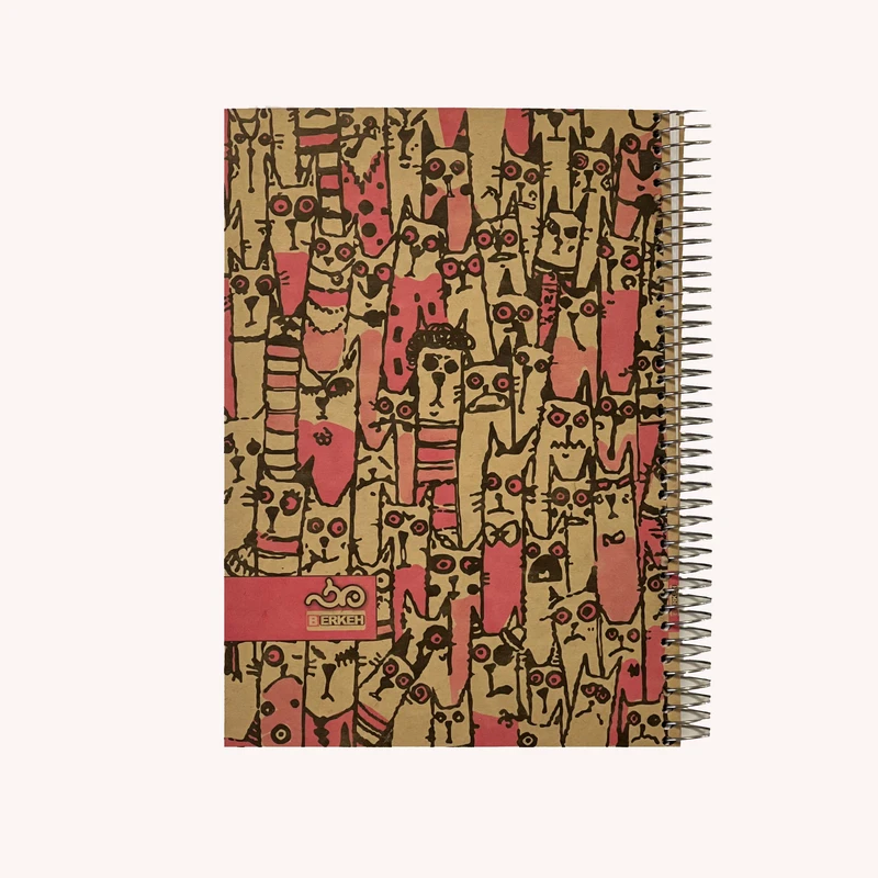 دفتر مشق 150 برگ برکه مدل فنری کد 6301