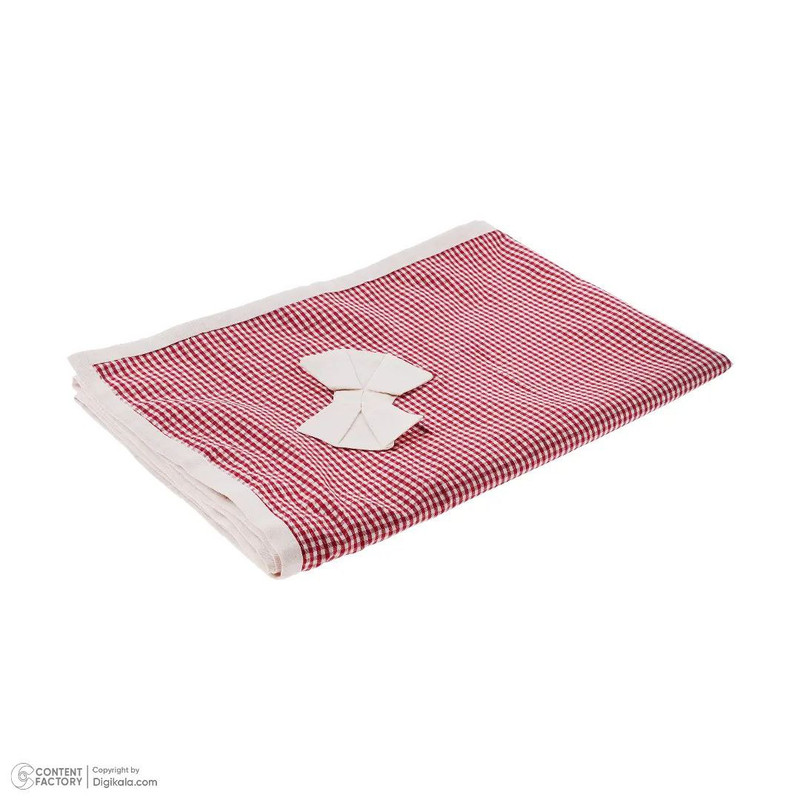 سفره ۴ نفره مدل چهارخانه پارچه ای دورو