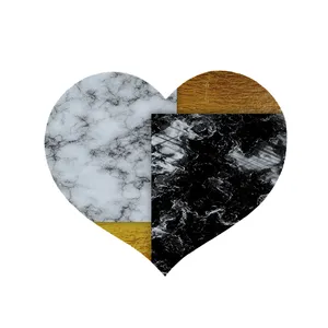  پادری مدل قلب طرح سنگ کد 8619 سایز 90x90 سانتی متر
