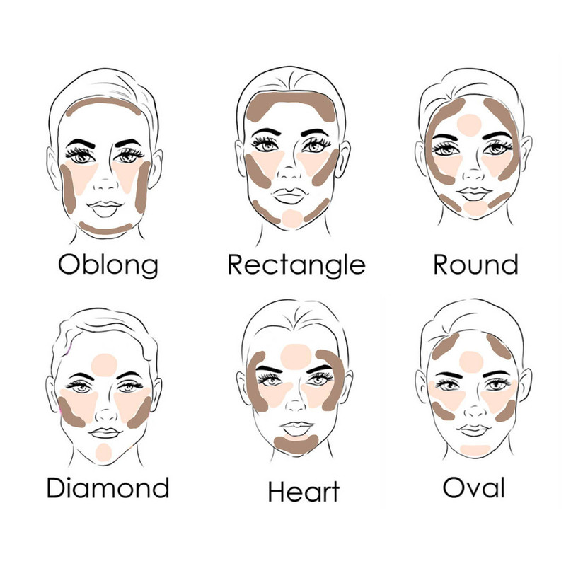 پالت کانتورینگ و هایلایتر کاریته شماره 01