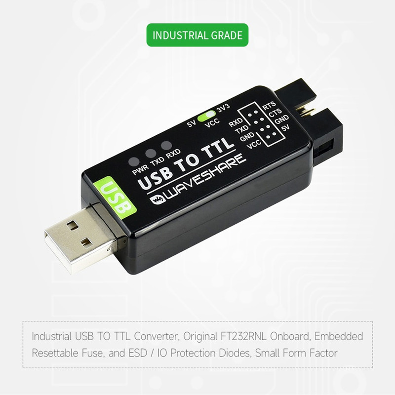 مبدل صنعتی USB به سریال ویوشیر مدل USB TO TTL