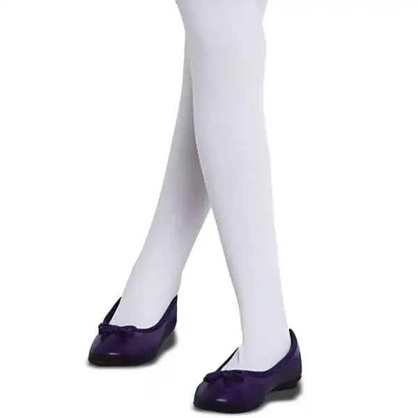 جوراب شلواری نوزادی مدل Simple-se رنگ سفید