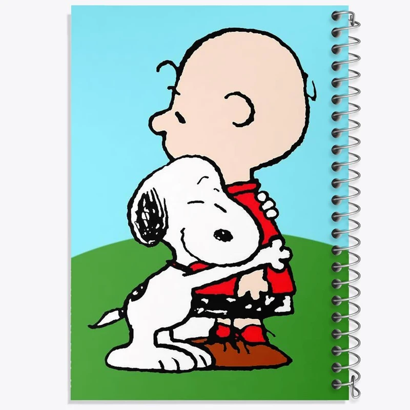 دفتر نقاشی 50 برگ خندالو مدل انیمیشن اسنوپی Snoopy کد 13877