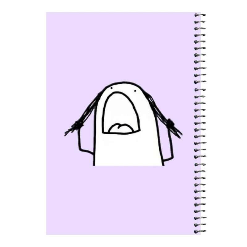 دفتر مشق 80 برگ اس جی مدل استیکر عصبانی   