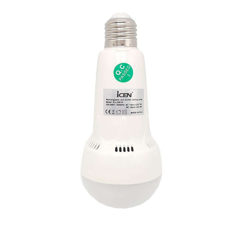  لامپ شارژی 10وات آیسن مدل IL-L5061R پایهE27