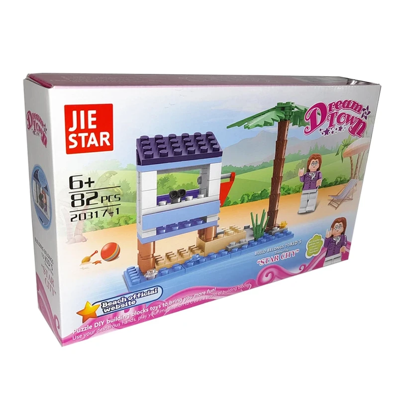 ساختنی 82 تکه ژی استار مدل 20317/1 کد 1038