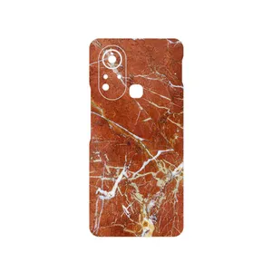 MAHOOT Red Marble Cover Sticker for Infinix Hot 11s