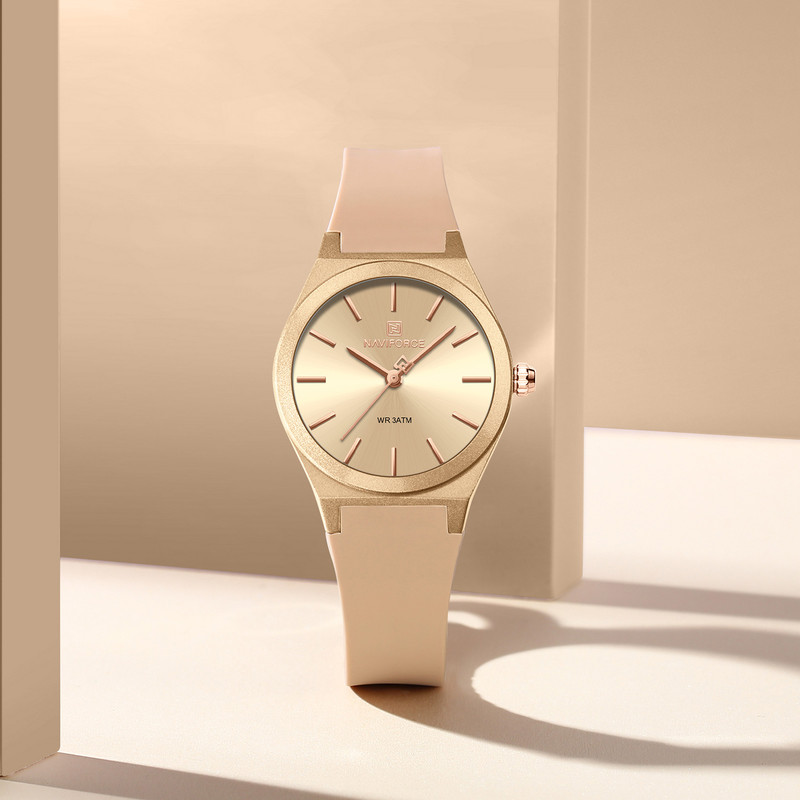 ساعت مچی عقربه‌ای کوارتز زنانه نیوی فورس مدل NF5056RGRG