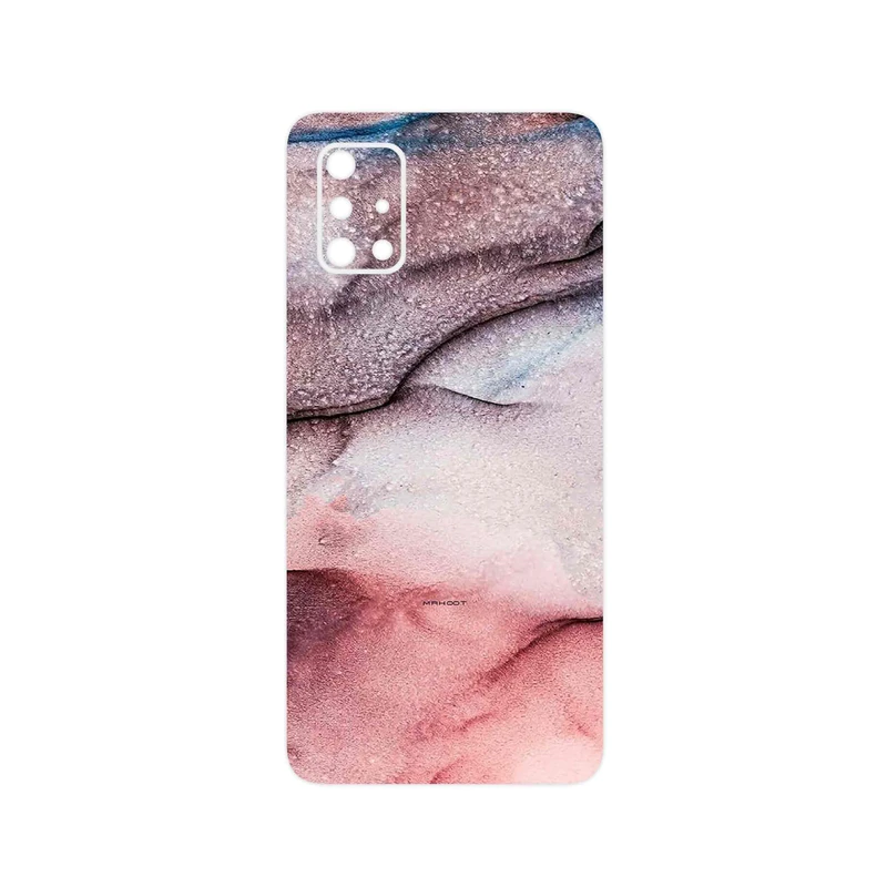 برچسب پوششی ماهوت مدل Smoky pink marble مناسب برای گوشی موبایل سامسونگ Galaxy A71