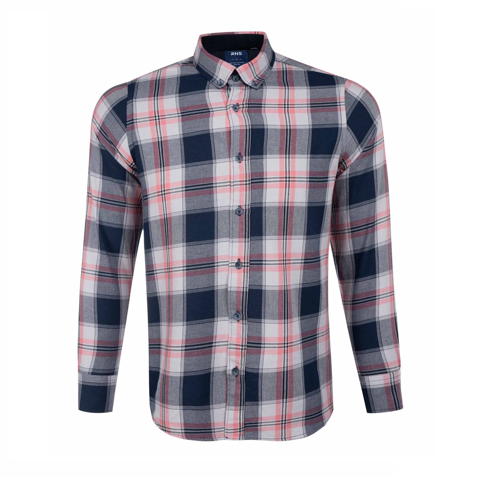 پیراهن آستین بلند مردانه آر اِن اِس مدل 84-12201641