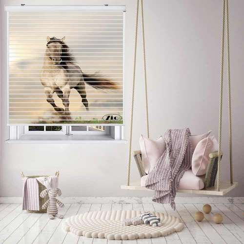 پرده زبرا زیو مدل OA 7053 سایز 150x150 سانتی متر
