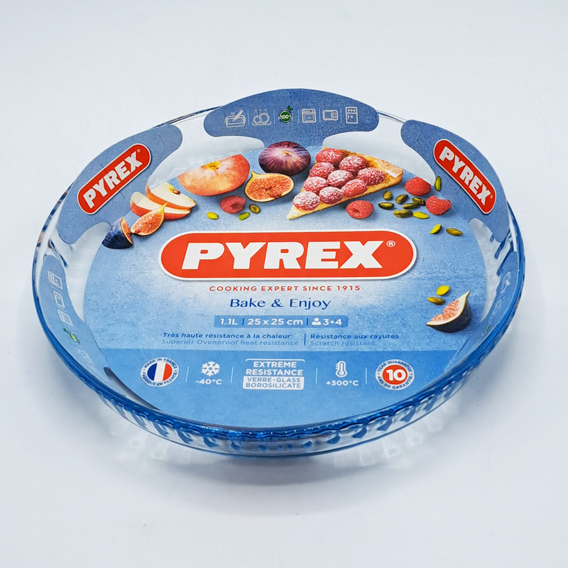 ظرف پخت پیتزا پیرکس مدل Borosilicate ظرف پخت پیتزا پیرکس مدل Borosilicate